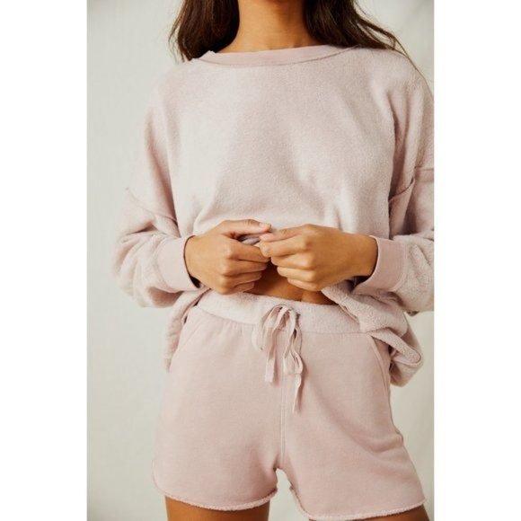 FREE PEOPLE Kelly Shorts in Rose Water - Size Small - Picture 1 of 3